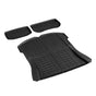 3PCS Car Rear Front Cargo Trunk Toolbox Luggage Rubber Mats for Tesla Model 3 2021-2022 RUBBER-MAT-TESLA-MODEL3-RFT