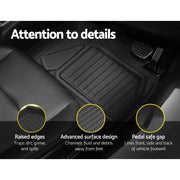 Weisshorn Car Rubber Floor Mats Front And Rear Compatible For Toyota RAV4 2019-2022 RUBBER-MAT-TOYOTA-RAV4