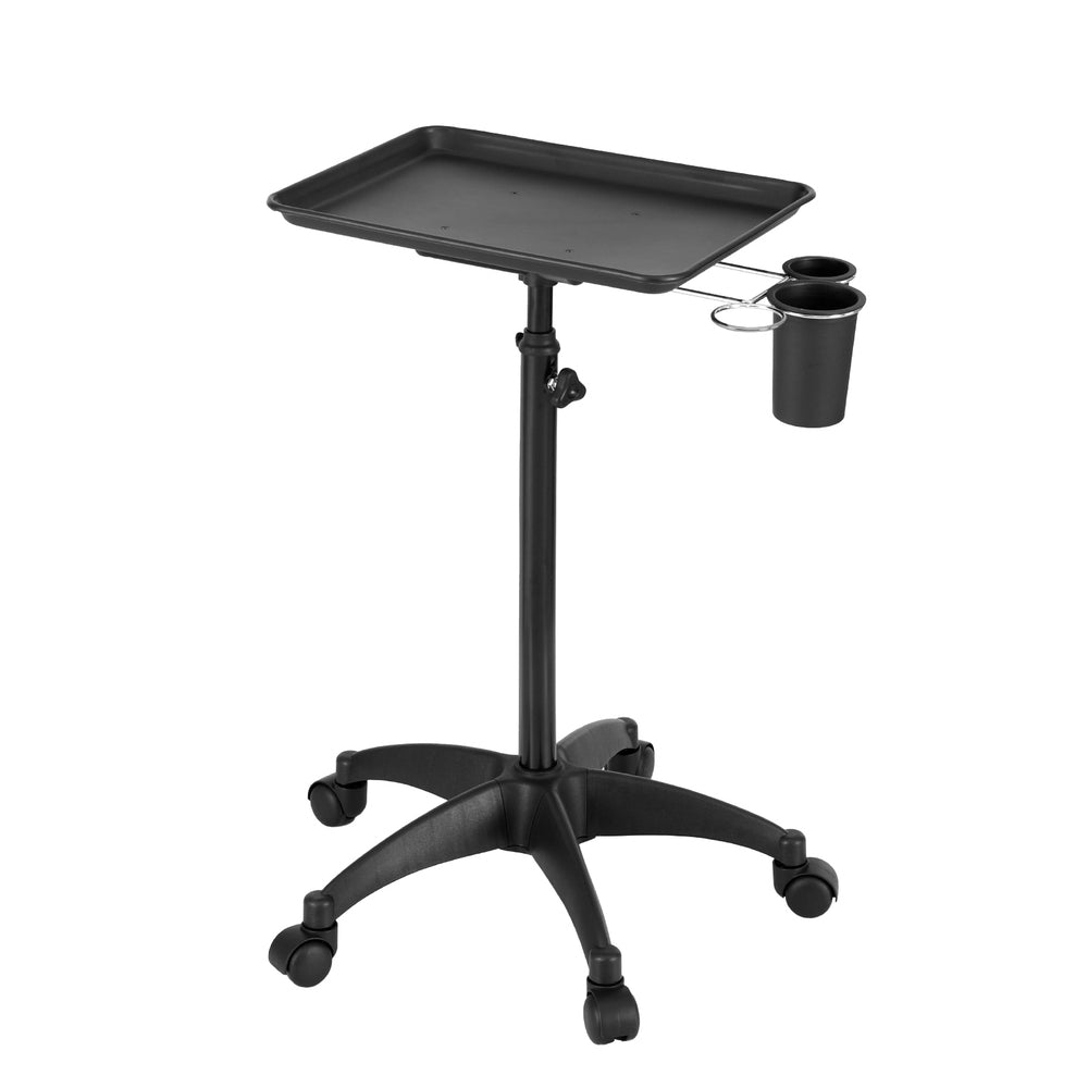 Embellir Salon Trolley Cart Spa Beauty Rolling Tray Hairdressing Storage 5-wheel SA-TR-1T-BK