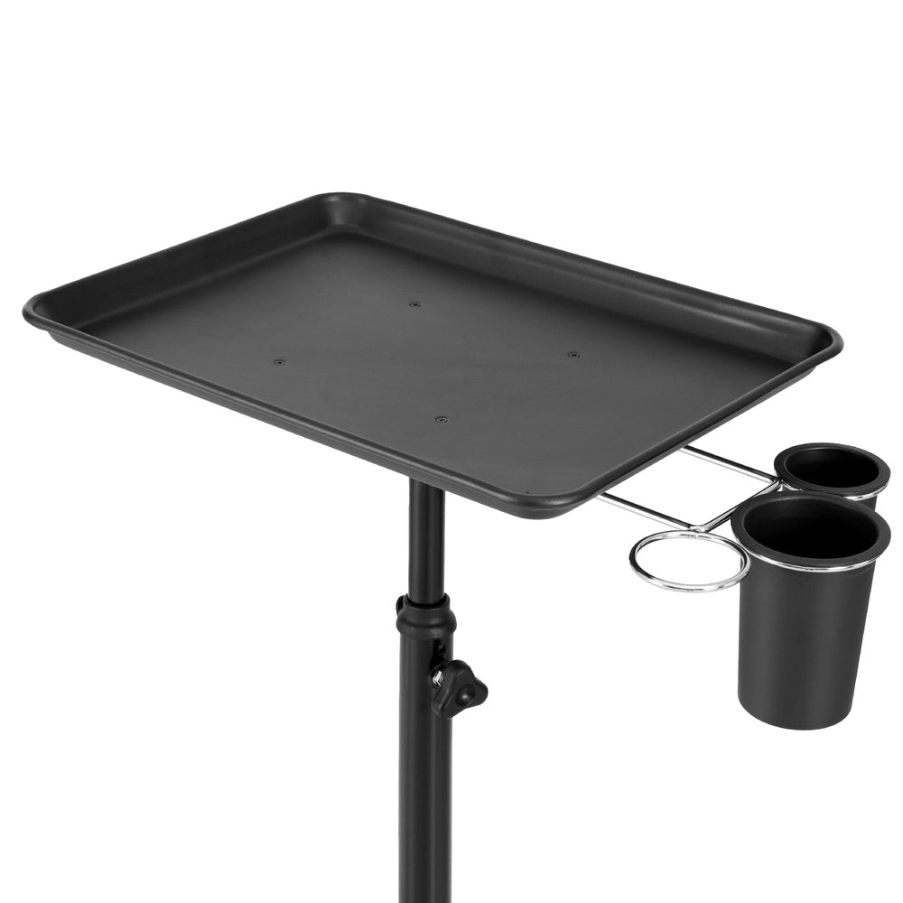 Embellir Salon Trolley Cart Spa Beauty Rolling Tray Hairdressing Storage 5-wheel SA-TR-1T-BK