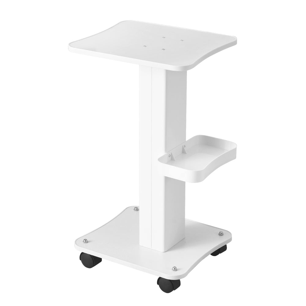 Embellir Salon Trolley Cart Spa Beauty Rolling Tray Hairdressing Storage Stand SA-TR-2T-WH