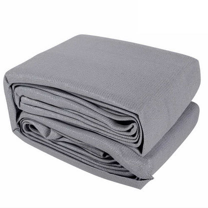 Instahut Shade Sail 3x3x4.3m Triangle 280GSM 98% Grey Shade Cloth SAIL-DL-H-3X3X43-C-GR