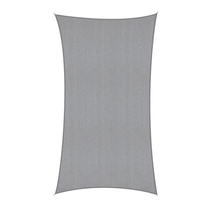 Instahut Sun Shade Sail Shadecloth Canopy Rectangle 280gsm 4x7m SAIL-DL-H-4X7-C-GR