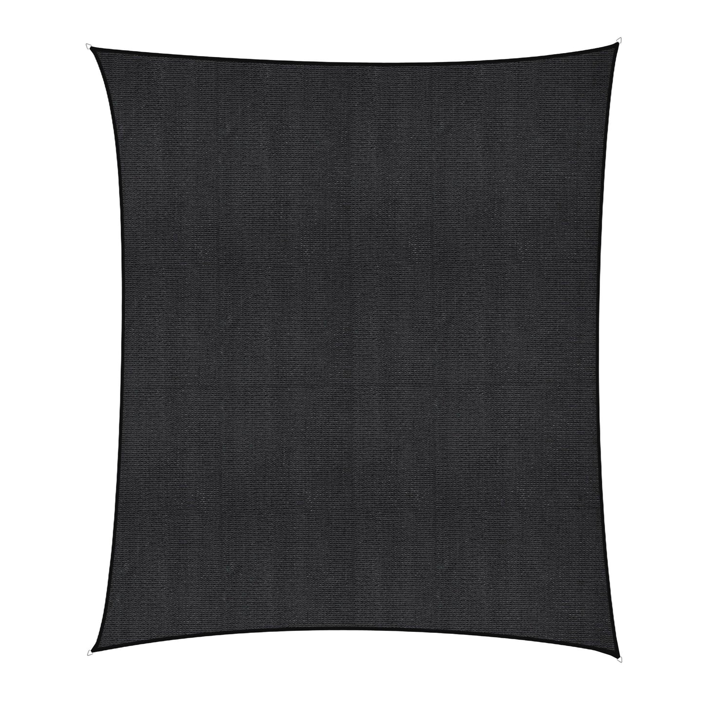 Instahut Sun Shade Sail Cloth 98% UV Block Outdoor Canopy Rectangle 5X6M Black SAIL-DL-H-5X6-BK