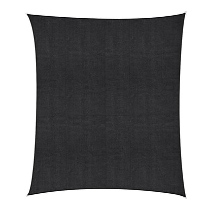 Instahut Sun Shade Sail Cloth 98% UV Block Outdoor Canopy Rectangle 5X6M Black SAIL-DL-H-5X6-BK