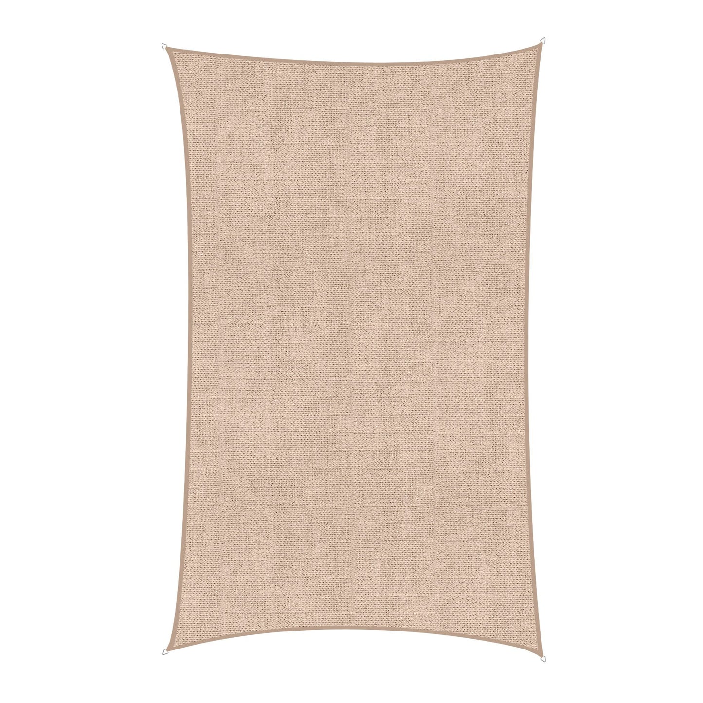 Instahut Sun Shade Sail Cloth 98% UV Block Outdoor Canopy Rectangle 5X9M Beige SAIL-DL-H-5X9-BE