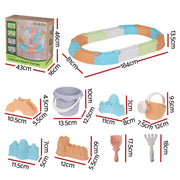 Keezi Kids Sandpit Set Beach Toys Sand Box Outdoor Backyard Play Area SAND-PLS-148-CLF
