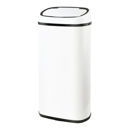 Devanti 68L Motion Sensor Bin Rubbish Automatic White SB-68L-S06-WH