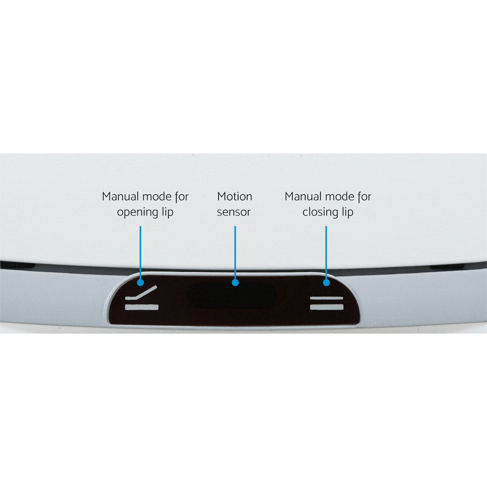 Devanti 9L Motion Sensor Bin Rubbish Automatic White SB-9LS26-WH