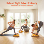 Everfit Wooden Slant Board for Squat & Calf Stretch 5 Angle Foldable Home Gym