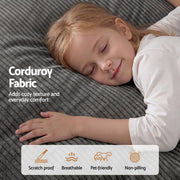 Artiss Foldable Bean Bag Sofa Bed Cloud Couch Boneless Floor Lounger Chair Grey SB-B-COMP-BBC-GY