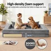 Artiss Convertible Folding Sofa Bed Pull Out Mattress Foldable Lounge Couch Grey SB-B-COMP-DBED-GY