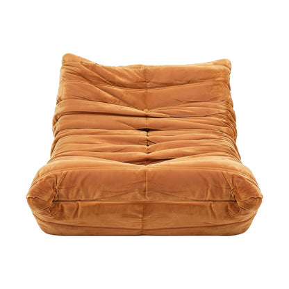 Artiss Lazy Sofa Accent Chair Floor Couch Leisure Lounge Foam Pouffe Recliner SB-B-COMP-LZSF-BR