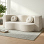 Artiss Folding Sofa Bed Floor Couch 2-in-1 Convertible Futon Loveseat Beige SB-B-SOFA-FD-BG