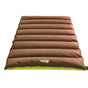 Weisshorn Sleeping Bag Double Bags Thermal Camping Hiking Tent Brown -5 degrees C SB-C-Q-220-BR