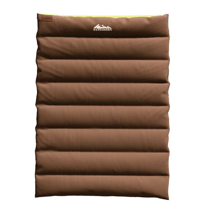 Weisshorn Sleeping Bag Double Bags Thermal Camping Hiking Tent Brown -5 degrees C SB-C-Q-220-BR