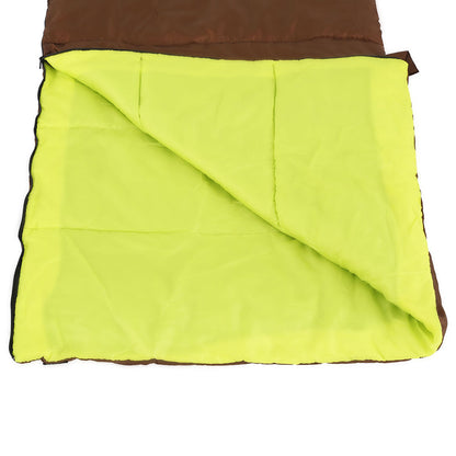 Weisshorn Sleeping Bag Double Bags Thermal Camping Hiking Tent Brown -5 degrees C SB-C-Q-220-BR