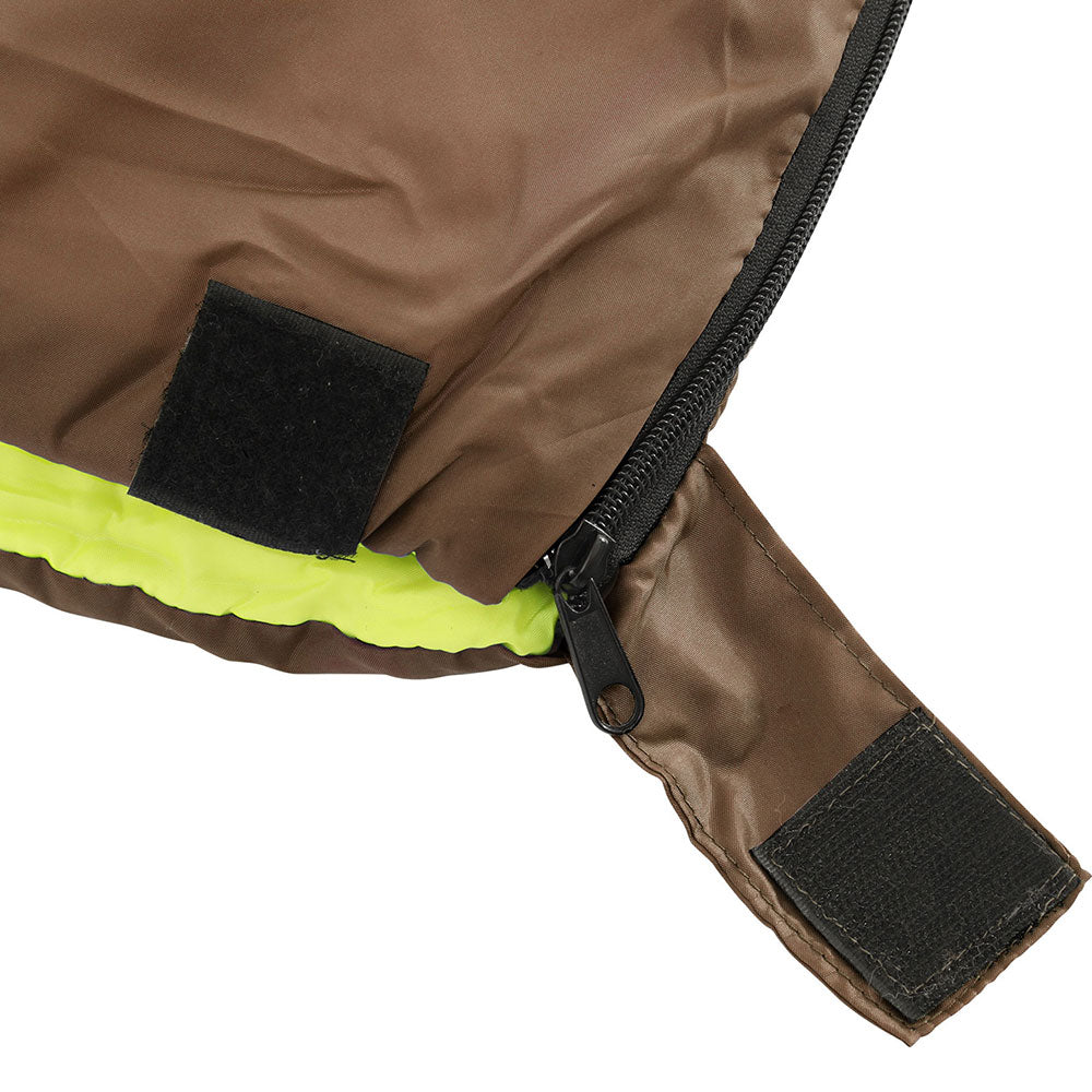 Weisshorn Sleeping Bag Double Bags Thermal Camping Hiking Tent Brown -5 degrees C SB-C-Q-220-BR