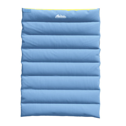 Weisshorn Sleeping Bag Double Bags Thermal Camping Hiking Tent Grey -5 degrees C SB-C-Q-220-GR