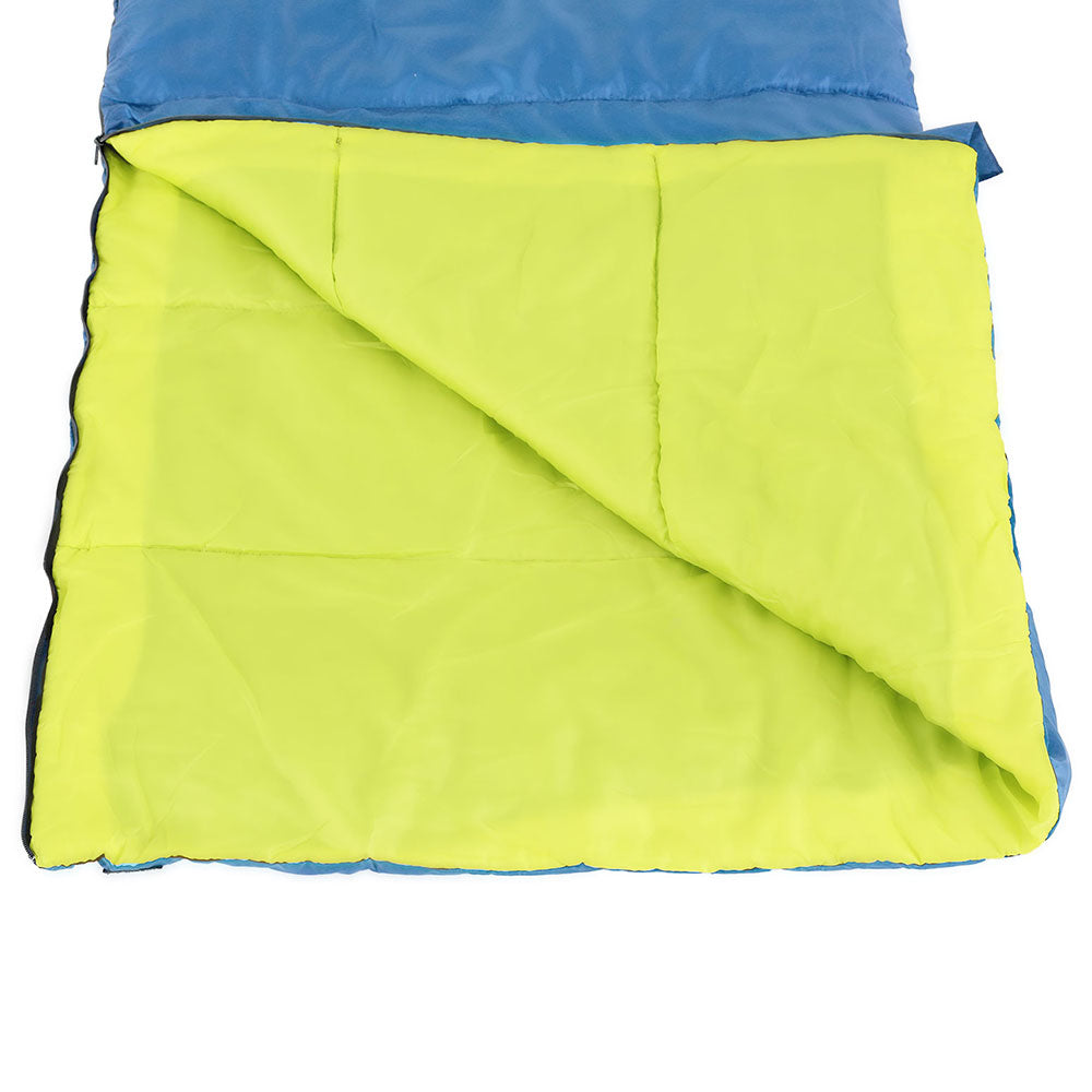 Weisshorn Sleeping Bag Double Bags Thermal Camping Hiking Tent Grey -5 degrees C SB-C-Q-220-GR