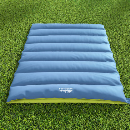 Weisshorn Sleeping Bag Double Bags Thermal Camping Hiking Tent Grey -5 degrees C SB-C-Q-220-GR