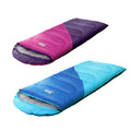 Weisshorn Sleeping Bag Set of 2 Kids Single 172cm Thermal Camping Hiking SB-CHILD-L-BLPK