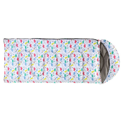 Weisshorn Sleeping Bag Kids Single Bags 180cm Thermal Camping Hiking White SB-CHILD-L-CT-WH