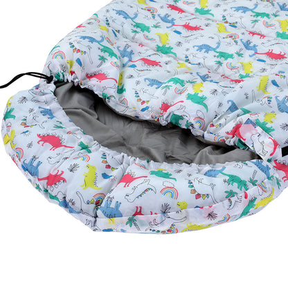 Weisshorn Sleeping Bag Kids Single Bags 180cm Thermal Camping Hiking White SB-CHILD-L-CT-WH