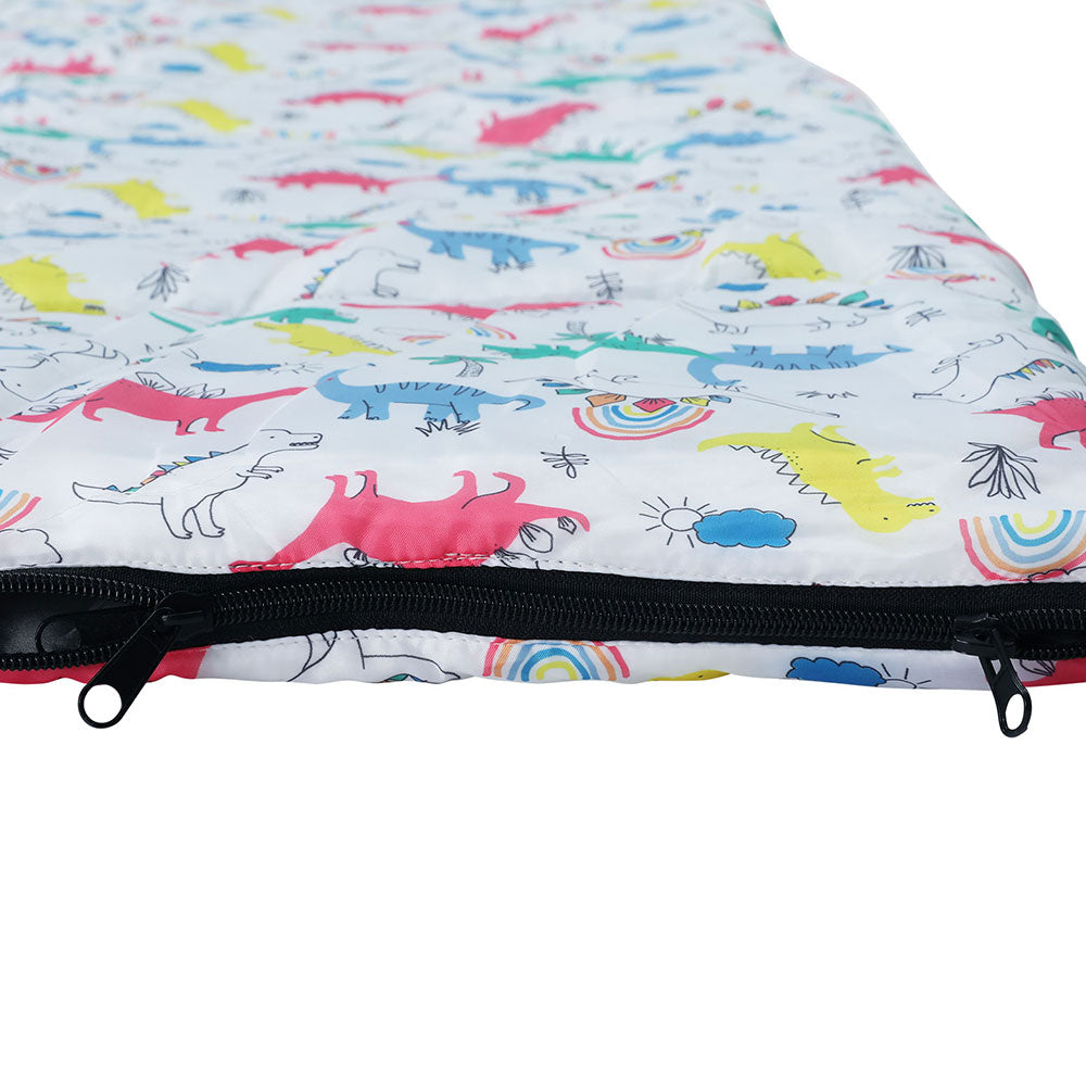 Weisshorn Sleeping Bag Kids Single Bags 180cm Thermal Camping Hiking White SB-CHILD-L-CT-WH