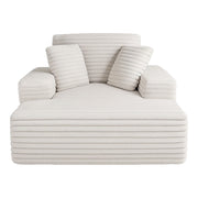 Artiss Sofa Bed Lounge Chair Recliner Couch Reading Chairs Sleeper Cloud Sofas Faux Fur Fabric SB-COMP-CHA-BG