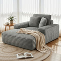 Artiss Sofa Bed Lounge Chair Recliner Couch Reading Chairs Sleeper Cloud Sofas SB-COMP-CHA-GREY