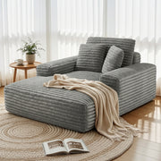 Artiss Sofa Bed Lounge Chair Recliner Couch Reading Chairs Sleeper Cloud Sofas SB-COMP-CHA-GREY