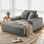 Artiss Sofa Bed Lounge Chair Recliner Couch Reading Chairs Sleeper Cloud Sofas SB-COMP-CHA-GREY