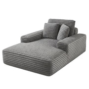 Artiss Sofa Bed Lounge Chair Recliner Couch Reading Chairs Sleeper Cloud Sofas SB-COMP-CHA-GREY