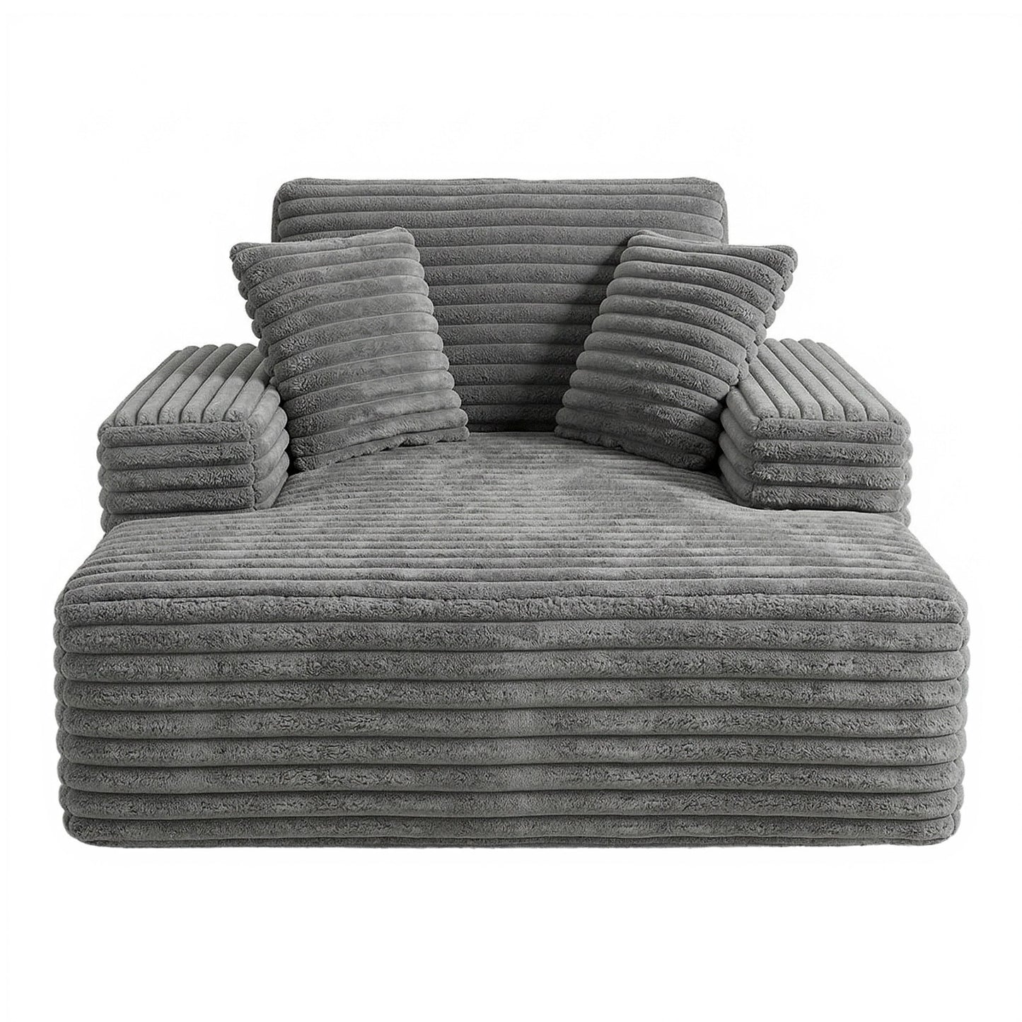Artiss Sofa Bed Lounge Chair Recliner Couch Reading Chairs Sleeper Cloud Sofas SB-COMP-CHA-GREY