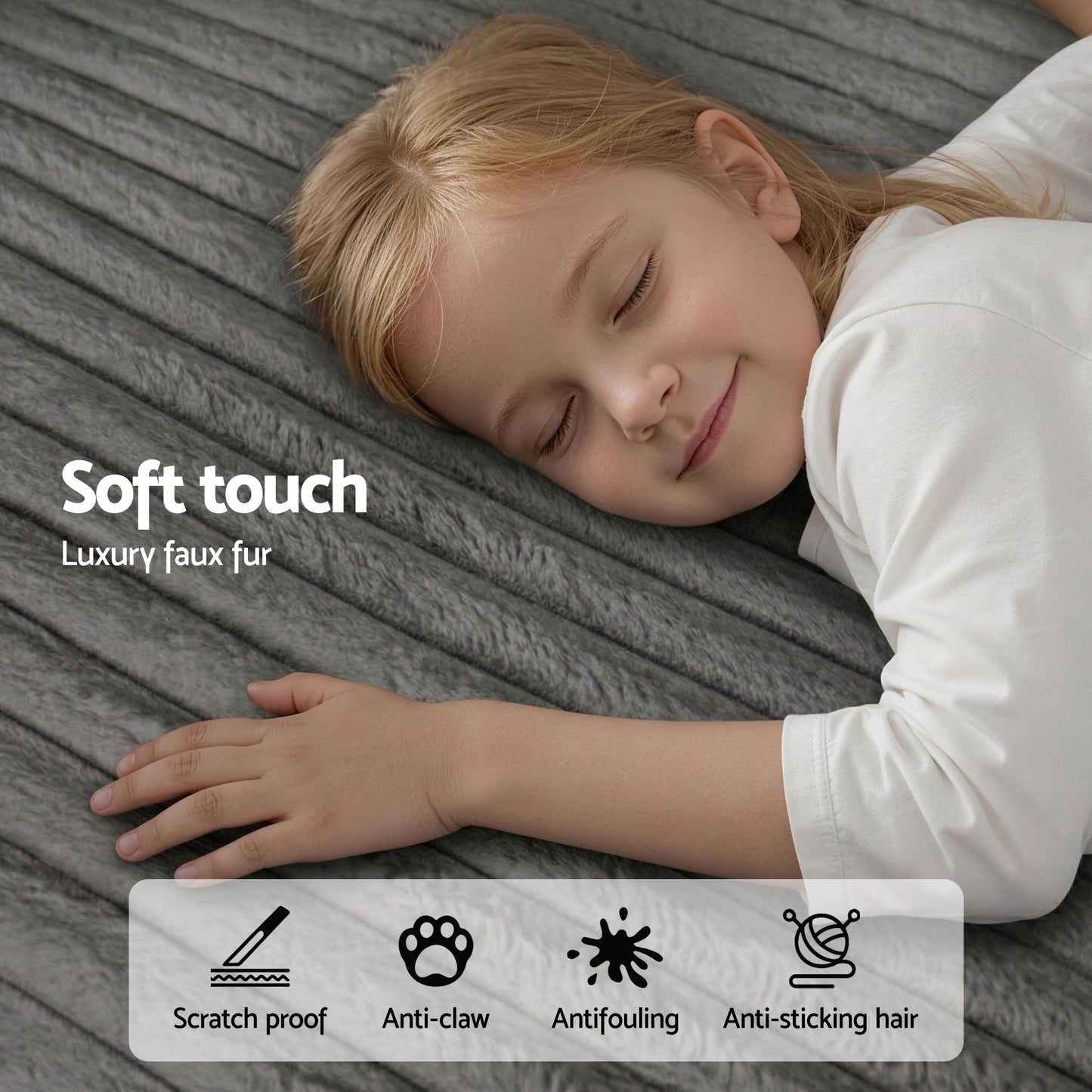 Artiss Sofa Bed Lounge Chair Recliner Couch Reading Chairs Sleeper Cloud Sofas SB-COMP-CHA-GREY