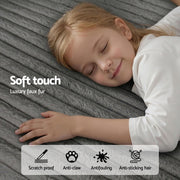 Artiss Sofa Bed Lounge Chair Recliner Couch Reading Chairs Sleeper Cloud Sofas SB-COMP-CHA-GREY