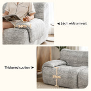 Artiss 2 Seater Sofa Modular Sectional Sofas Couch Bed No Assembly Living Room Grey SB-COMP-FAB-GY-AB