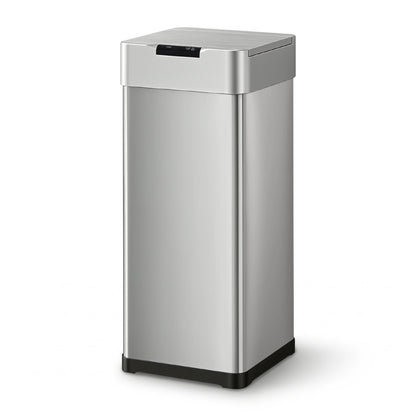 Devanti 50L Motion Sensor Bin Rubbish Bins Kitchen Automatic Trash Can Silver SB-D-50-K250-SI