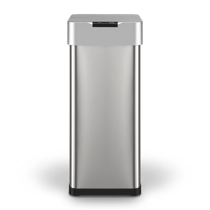 Devanti 50L Motion Sensor Bin Rubbish Bins Kitchen Automatic Trash Can Silver SB-D-50-K250-SI
