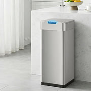 Devanti 50L Motion Sensor Bin Rubbish Bins Kitchen Automatic Trash Can Silver SB-D-50-K250-SI