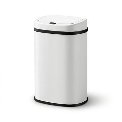 Devanti 50L Sensor Bin Motion Rubbish Automatic White SB-D-50-WH