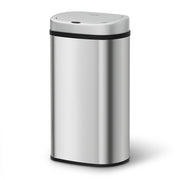 Devanti 60L Sensor Bin Motion Rubbish Automatic Silver SB-D-60-SS