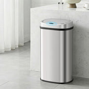 Devanti 60L Sensor Bin Motion Rubbish Automatic Silver SB-D-60-SS