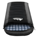 Weisshorn Sleeping Bag Single Thermal Camping Hiking Tent Black -20 degrees C SB-ENV-S-80-BK