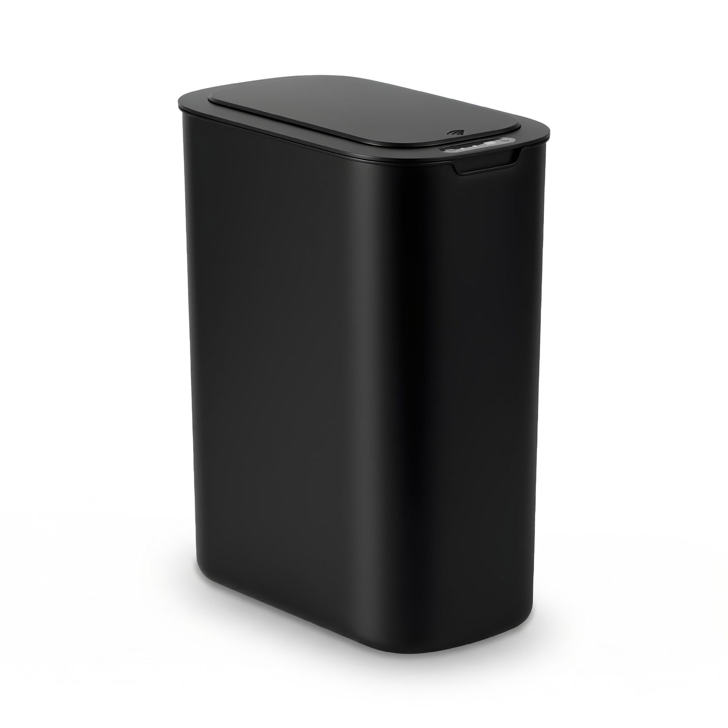 Devanti Automatic Trash Bin with Lid 21L Motion Sensor Kitchen Bin Touchless Garbage Can Modern Black Plastic SB-F-25L-BK