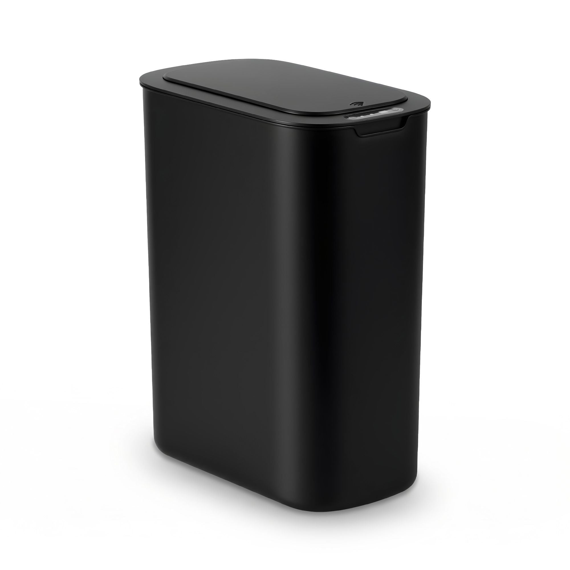 Devanti Automatic Trash Bin with Lid 21L Motion Sensor Kitchen Bin Touchless Garbage Can Modern Black Plastic SB-F-25L-BK