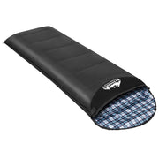 Weisshorn Sleeping Bag Single Thermal Camping Hiking Tent Grey 0&deg;C SB-MICRO-GR