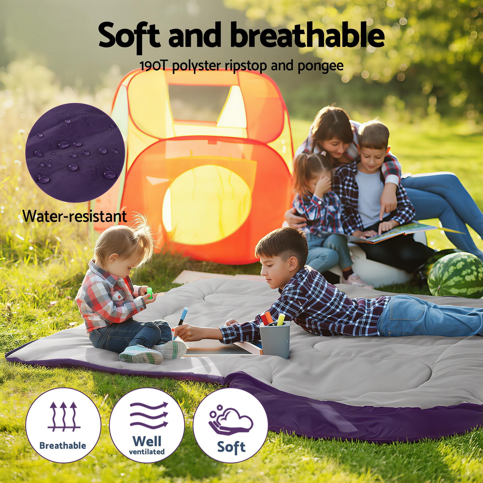 Weisshorn Sleeping Bag Single 213cm Thermal Camping Hiking Pink SB-S-CURVE-PK