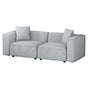 Artiss Modular Sofa Chaise Set 2-Seater Grey SBED-E-FA-02-2S-GY
